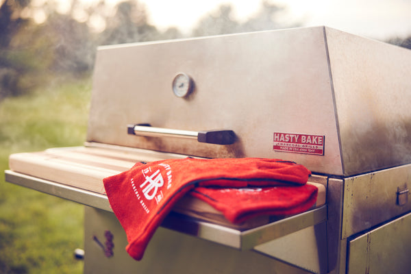 Red Leather HB BBQ Gloves – Hasty Bake Charcoal Grills