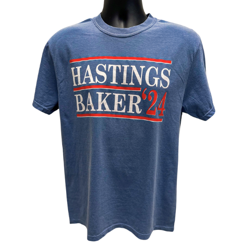 New** Hastings Baker Campaign Trail T-shirt – Hasty Bake Charcoal Grills