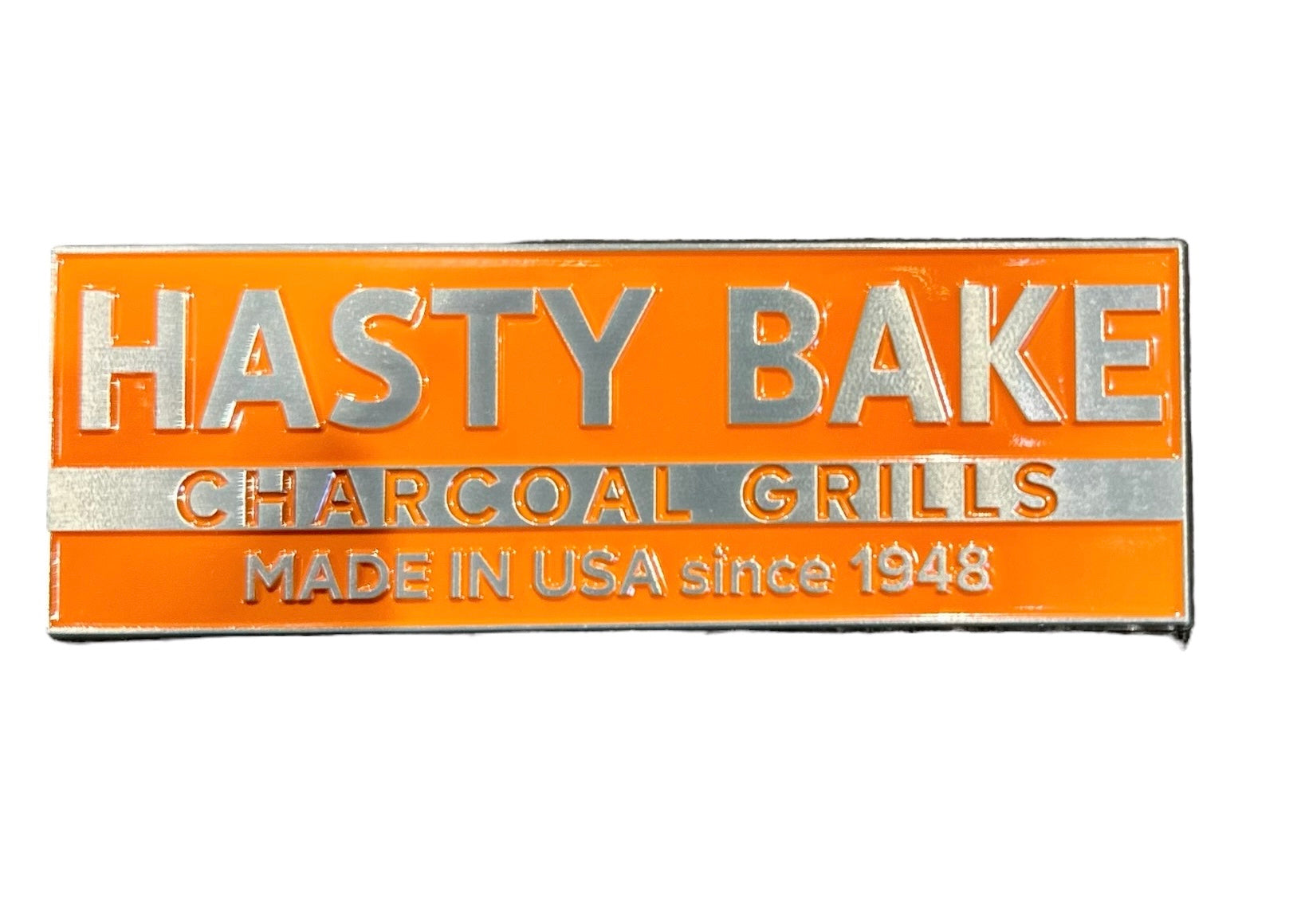 Hasty Bake Burnt Orange Hood Logo – Hasty Bake Charcoal Grills