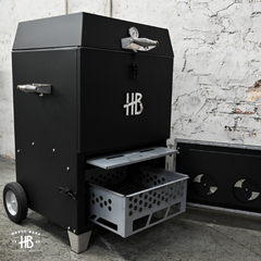 Roughneck Barrel Smoker - Black Powder-Coat - Two Options Available