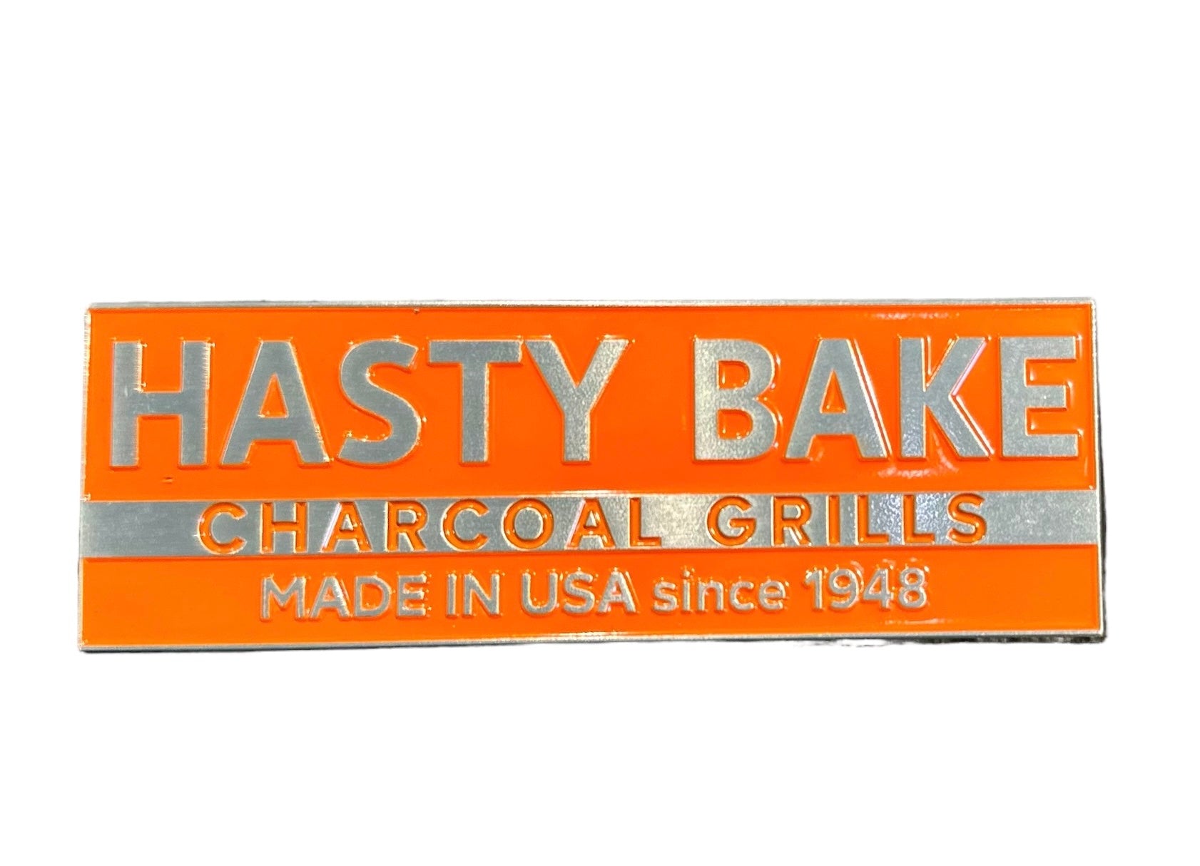 Hasty Bake Orange Hood Logo – Hasty Bake Charcoal Grills