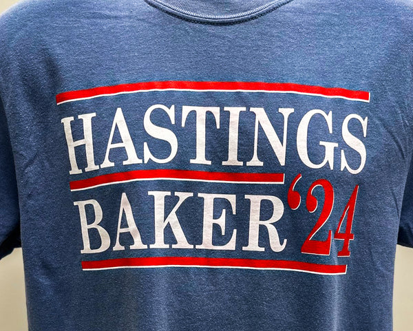 NEW** Hastings Baker Campaign Trail T-Shirt – Hasty Bake Charcoal Grills