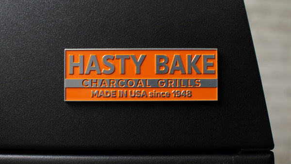 Hasty Bake Burnt Orange Hood Logo – Hasty Bake Charcoal Grills